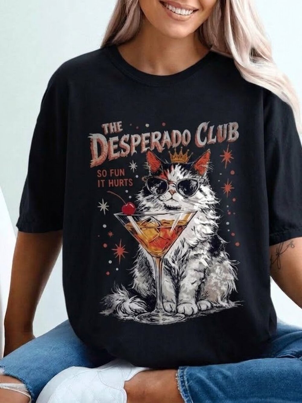 Desperado Club Mama Needs a Night Off Princess Donut Graphic Tee